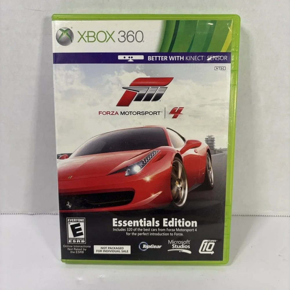Forza Motorsport 4 Essentials Edition Xbox 360 Microsoft Turn 10 Racing Game